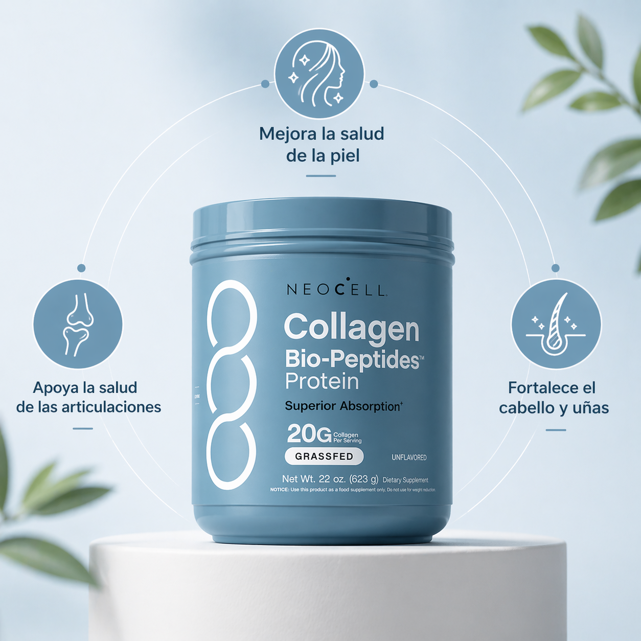 Neocell Collagen: Recupera una piel firme y reduce arrugas en pocas semanas