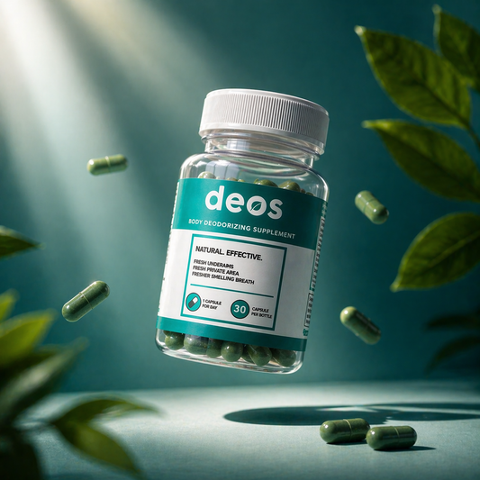 Deos: Neutraliza olores, Frescura corporal, Apoya el equilibrio digestivo