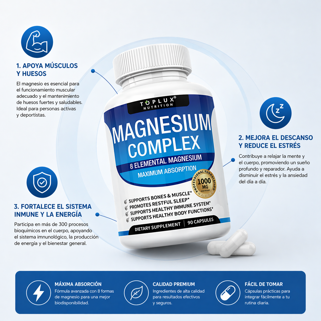 Magnesium Complex: Más energía y mejor bienestar diario